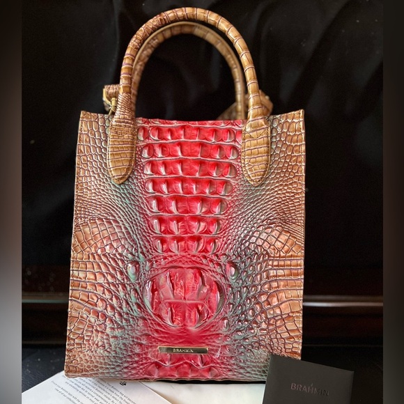 🩷🩷NWT-BRAHMIN “MORIA” LAKERIDGE OMBRÉ MELBOURNE 🩷🩷 - Picture 1 of 12